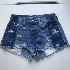 AEO Vintage High-Rise Festive Shorts